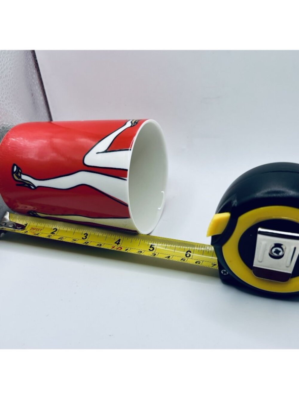 Kate Spade Lenox New York Things We Love Cha Cha Cha Legs Coffee Tea Mug. RARE! - Picture 8 of 9
